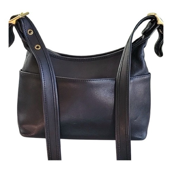 Vintage Coach Leather Crossbody Bag | 2002 Costa Rica | Brass Hardware - Picture 2 of 8